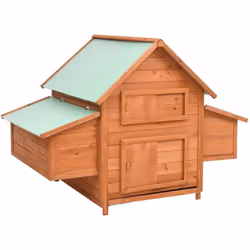 Description générale Ce poulailler en bois est un choix parfait pour nourrir vos poules et les garder à l'aise. Il est conçu ...