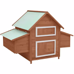 Ce poulailler en bois est un choix parfait pour nourrir vos poules et les garder à l'aise. Le poulailler a été conçu avec une ...