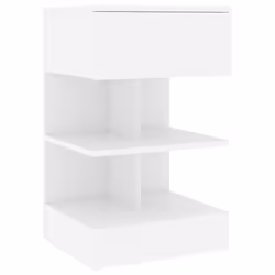 VidaXL 808648, Blanc, Bois, 400 mm, 350 mm, 650 mm, 1 pièce(s)