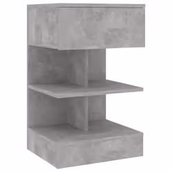 VidaXL 808656, Couleur du béton, Bois, 400 mm, 350 mm, 650 mm, 1 pièce(s)