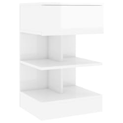 VidaXL 808660 Table de nuit et table de chevet Blanc