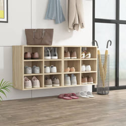 Vidaxl - Armoires à chaussures 2 pcs Chêne Sonoma 52,5x30x50 cm