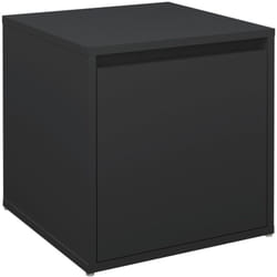 Vidaxl - Tiroir boîte noir 40,5x40x40 cm bois d'ingénierie