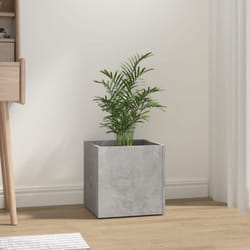 Vidaxl - Jardinière Gris béton 40x40x40 cm Bois d'ingénierie