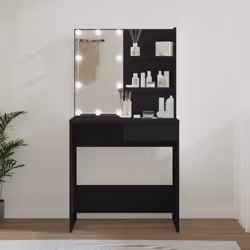 Dotée de lignes droites raffinées et d'une forme asymétrique débordant d'unicité, cette coiffeuse ne manquera pas de faire to ...