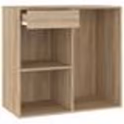 vidaXL Armoire cosmétique Chêne sonoma 80x40x75 cm Bois d'ingénierie - TU