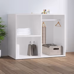 Description générale Dites adieu à la perte d'objets et apportez chez vous cette armoire de dressing élégante et fonctionnell ...