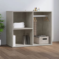 Armoire de dressing Gris béton 80x40x65 cm Bois d'ingénierie Vidaxl