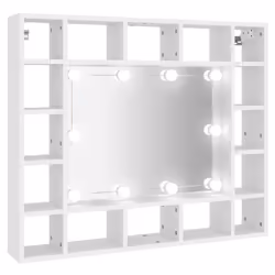 VidaXL 808864 miroir de salle de bain et armoire de rangement pour évier