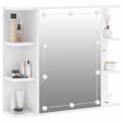 VidaXL 808879 miroir de salle de bain et armoire de rangement pour évier - Vue supplémentaire 5