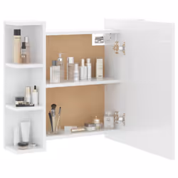 VidaXL 808879 miroir de salle de bain et armoire de rangement pour évier - Vue supplémentaire 6