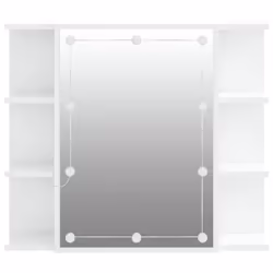 VidaXL 808879 miroir de salle de bain et armoire de rangement pour évier - Vue supplémentaire 7