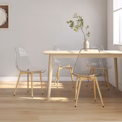 Description générale Créez un look moderne et une ambiance élégante à votre intérieur avec ces chaises de salle à manger. Dot ...