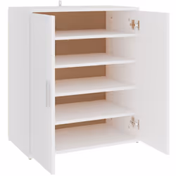 Cette armoire à chaussures intemporelle constitue une solution de rangement excellente pour votre chambre à coucher ou votre  ...