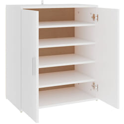 Vidaxl - Armoire à chaussures Blanc 60x35x70 cm Bois d'ingénierie