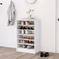 Cette armoire à chaussures, alliant bien le style simple et moderne, est un complément idéal pour garder vos chaussures à l'a ...