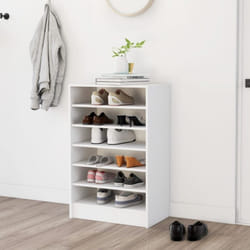 Vidaxl - Armoire à chaussures Blanc 60x35x92 cm Bois d'ingénierie
