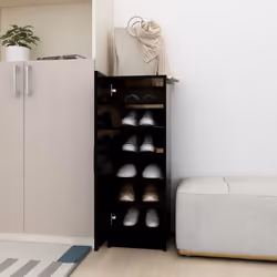 Ce meuble à chaussures constitue une solution de rangement idéale pour votre collection de chaussures préférées. Cet organisa ...