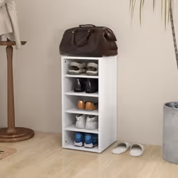 Cette armoire à chaussures intemporelle constitue une solution de rangement excellente pour votre chambre à coucher ou votre ...