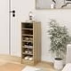 vidaXL Armoire à chaussures Chêne Sonoma 31,5x35x90 cm Bois ingénierie - TU