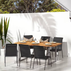 Vidaxl - Chaises de jardin 6 pcs Acier et textilène Noir
