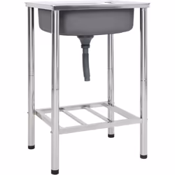 Cet évier de camping est doté d'un bassin de grande taille avec un égouttoir, ce qui constitue un choix parfait pour une util ...