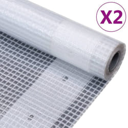 Vidaxl - Bâches Leno 2 pcs 260 g/m² 3x3 m Blanc