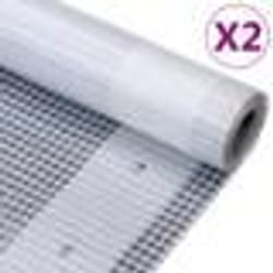 vidaXL Bâches Leno 2 pcs 260 g/m² 3x20 m Blanc