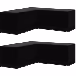 L'ensemble de housse solide de mobilier de jardin convient à la protection de votre mobilier en rotin contre la poussière, le ...