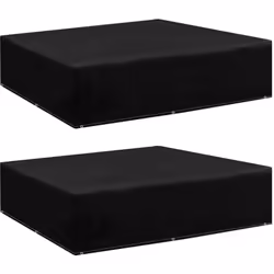 L'ensemble de housse solide de mobilier de jardin convient à la protection de votre mobilier en rotin contre la poussière, le ...