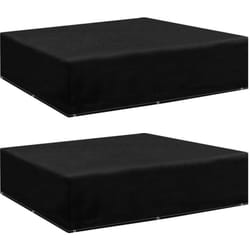 Vidaxl - Housses de salon de jardin 2 pcs 8 œillets 200x200x70 cm