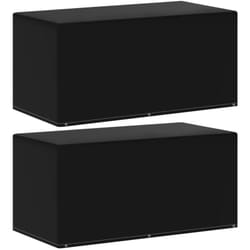 vidaXL Housses de meubles de jardin 2 pcs 6 œillets 160x80x75 cm