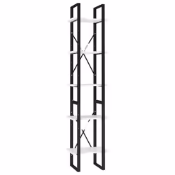 VidaXL 3081968, Blanc, Métal, Bois, 400 mm