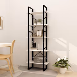 Cette bibliothèque en bois peut être parfaitement intégrée à votre décoration intérieure actuelle et ajoute une touche de mod ...