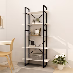 Cette bibliothèque en bois peut être parfaitement intégrée à votre décoration intérieure actuelle et ajoute une touche de mod ...