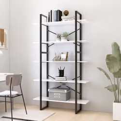 Cette bibliothèque peut être parfaitement intégrée à votre décoration intérieure actuelle et ajoute une touche de modernité e ...