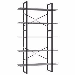 VidaXL 3082002, Gris, Métal, Bois, 1000 mm