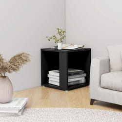 Table d'appoint Noir 33x33x34,5 cm Aggloméré Vidaxl