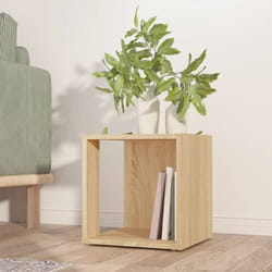 Table d'appoint Chêne sonoma 33x33x34,5 cm Aggloméré Vidaxl