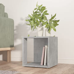 Table d'appoint Gris béton 33x33x34,5 cm Bois d'ingénierie Vidaxl