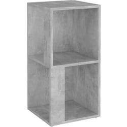 Armoire d'angle Gris béton 33x33x67 cm Bois d'ingénierie Vidaxl
