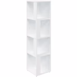 Cette armoire d'angle apportera une touche d'élégance à la décoration de votre salon ! Il y a 4 compartiments disponibles pou ...