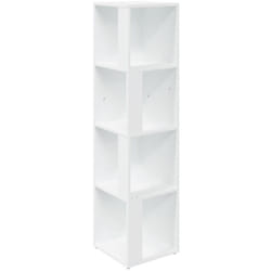 Vidaxl - Armoire d'angle Blanc 33x33x132 cm Bois d'ingénierie