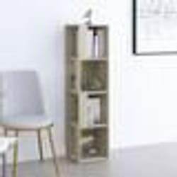 vidaXL Armoire d'angle Chêne sonoma 33x33x132 cm Bois d’ingénierie