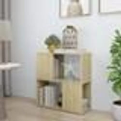 vidaXL Bibliothèque Chêne sonoma 60x24x63 cm bois d'ingénierie - TU