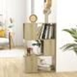 vidaXL Bibliothèque/Séparateur de pièce Chêne Sonoma 60x24x94 cm - TU