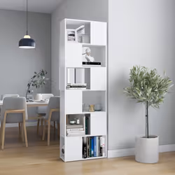 VidaXL 809098, Blanc, Bois, Bois, 600 mm, 240 mm, 1860 mm