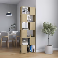 Cette bibliothèque/ce séparateur de pièce présente un design élégant et classique, ce qui en fait un supplément attrayant et  ...