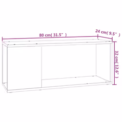 VidaXL 809111 Support TV et centre de divertissement - Vue supplémentaire 7