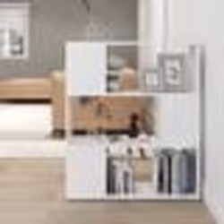 vidaXL Bibliothèque/Séparateur de pièce Blanc 80x24x94 cm - TU